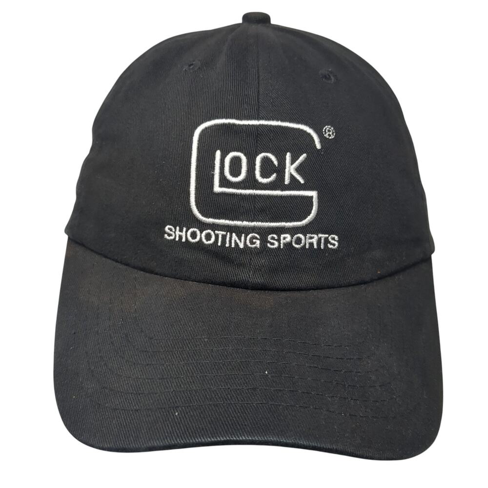 Glock Shooting Sports Slideback Baseball Cap Black One Size Adjustable 6 Panel